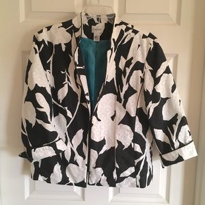 Chicos black and white jacket 2